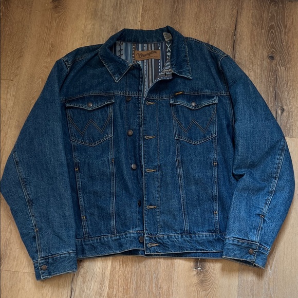 Wrangler Other - Wrangler Authentic Western Blue Denim Jacket XXL